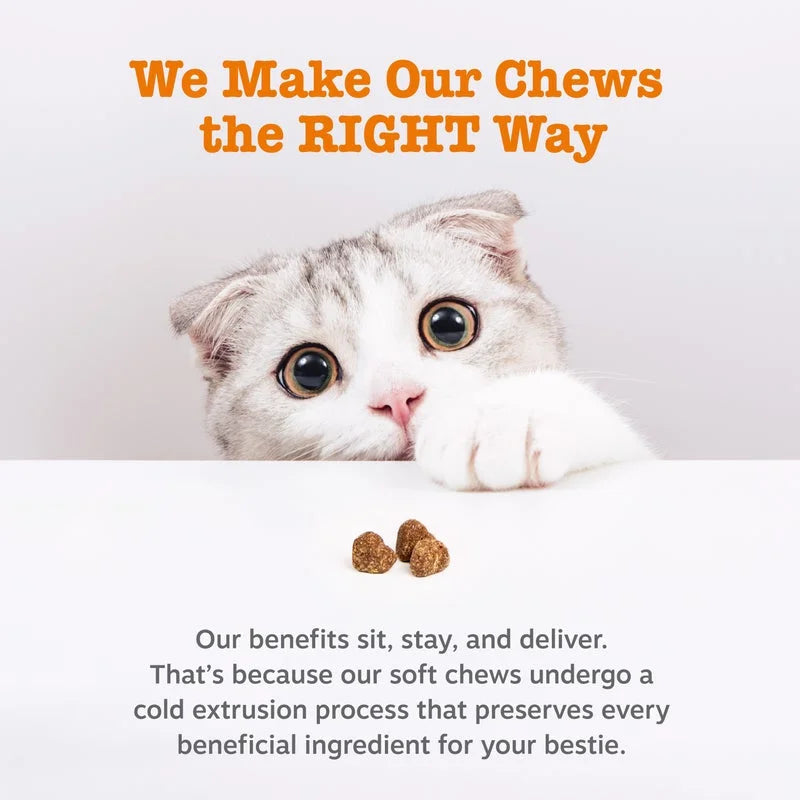 Calming Bites for Cats, for Calmness, Composure & Relaxation, Bacon 30 Ct