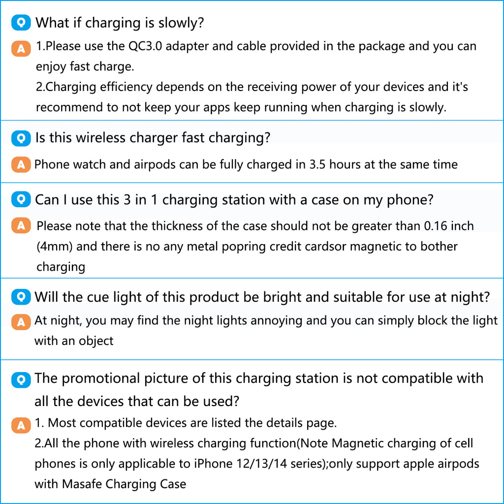 Charging Station, Wirelss Charger, Magnetic Charging Station Compatible with Iphone 16 15 14 13 12 11 Pro Max XS XR, for Iwatch Series 9 8 7 6 5 4 3 2 SE, for Airpods 3 2 Pro
