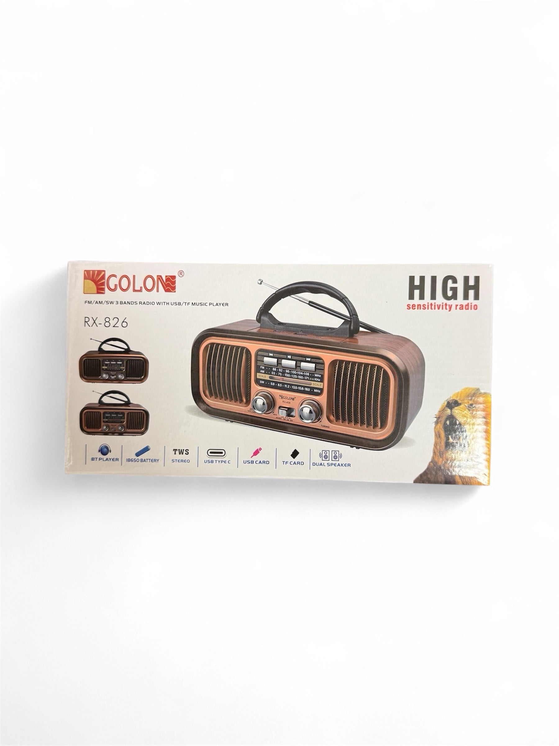 Portable Vintage-Style Radio