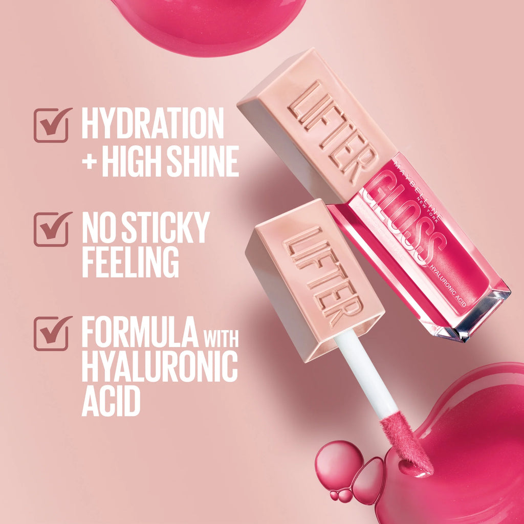 Lifter Gloss Lip Glosses Makeup with Hyaluronic Acid, Moon
